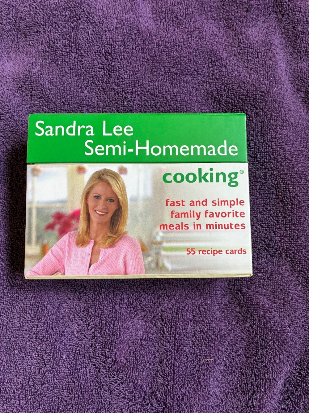 New in Box Sandra Lee Semi Homemade Cooking Recipe Cards